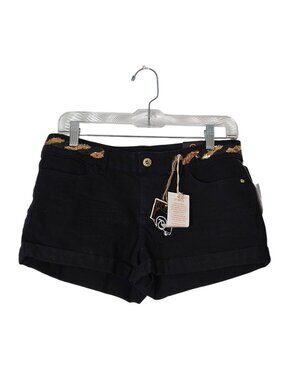 Rewash Black & Gold Juniors Shorts With Sequins Size 7